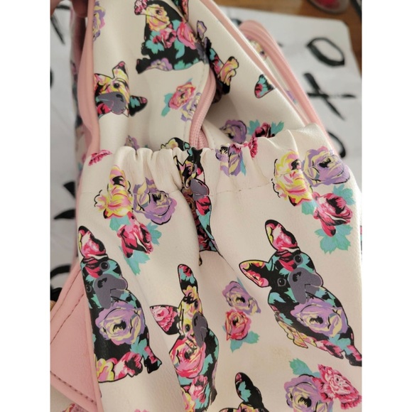 Betsey Johnson French Bulldog Full Size Backpack - Picture 5 of 12
